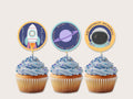 Printable Space Cupcake Toppers