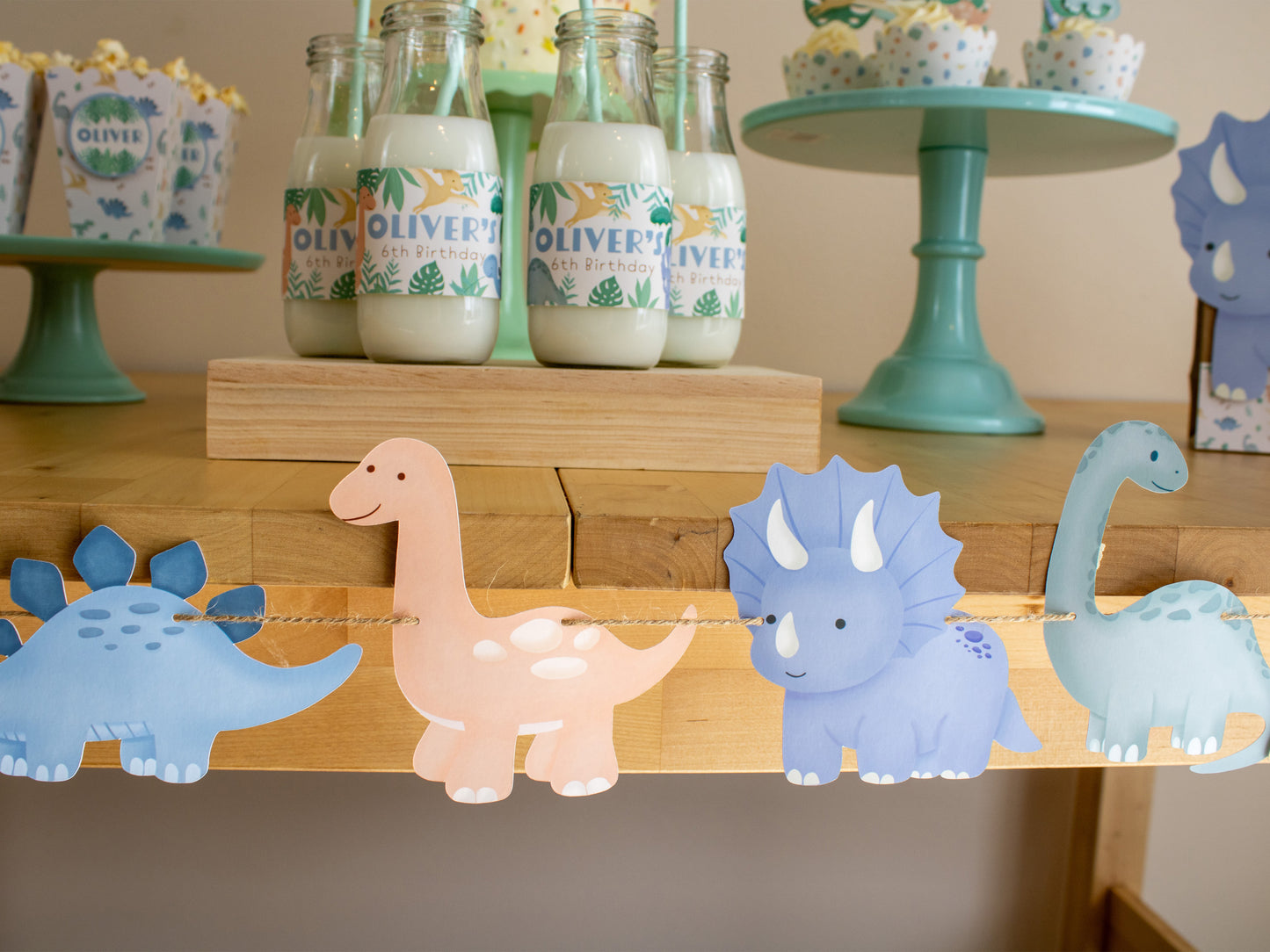 Dinosaur Garland - Instant Download