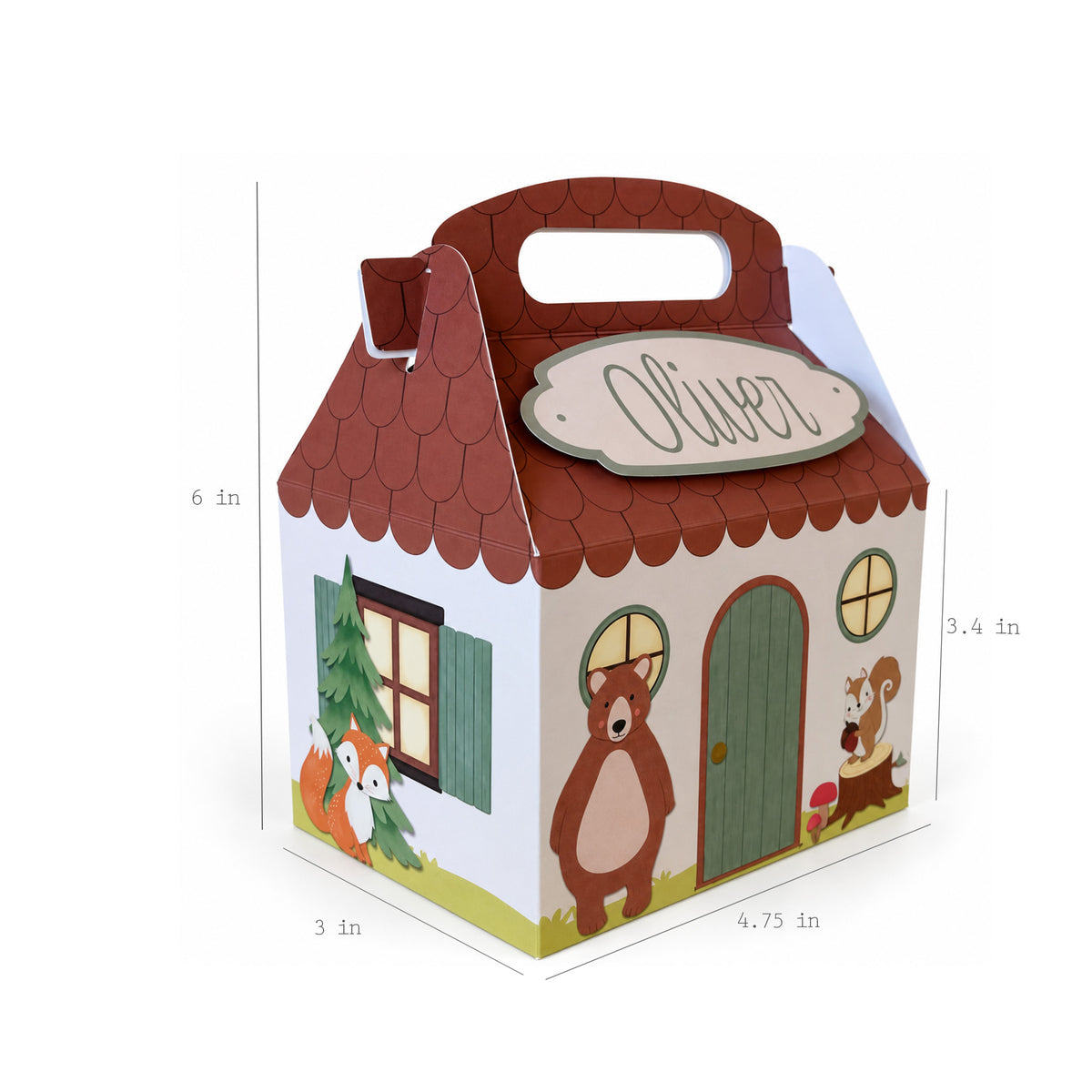 Woodland House Favor Box