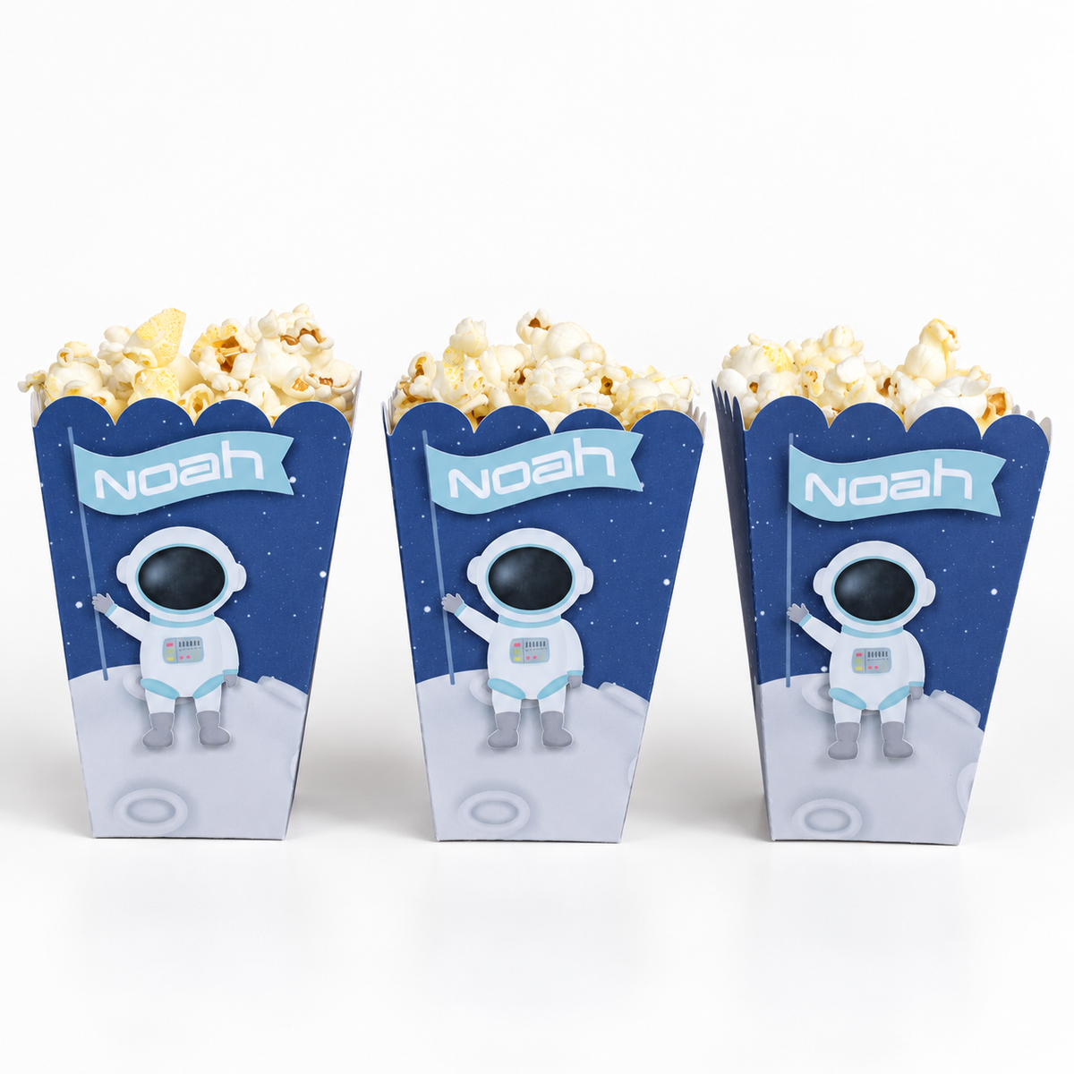 Astronaut Popcorn Boxes