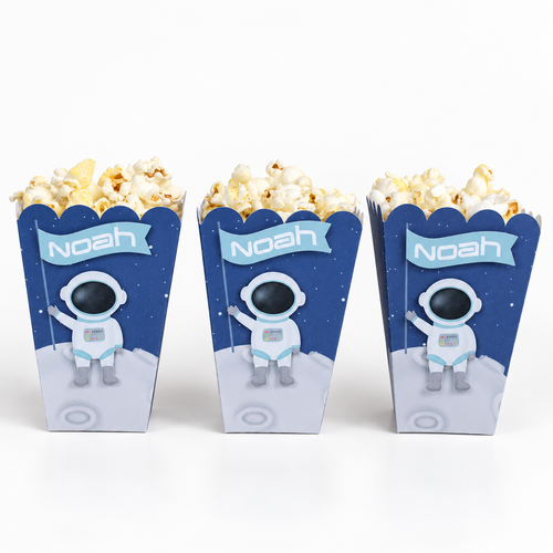 Astronaut Popcorn Boxes