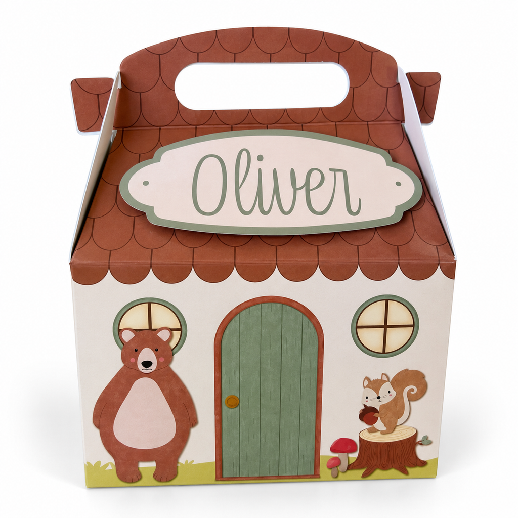 Woodland House Favor Box