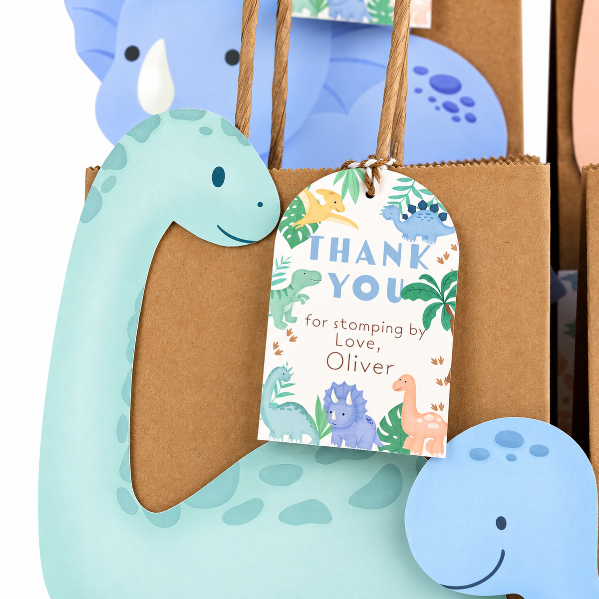 Dinosaur Favor Bags