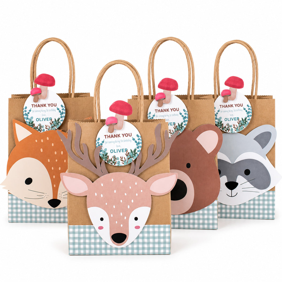 Woodland Animal Favor Bags