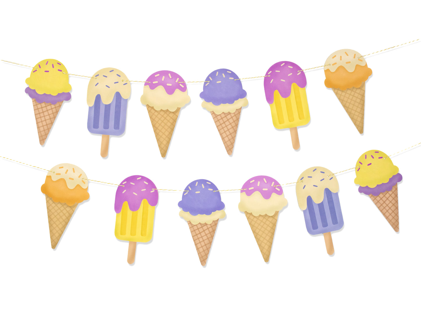 Ice Cream Garland