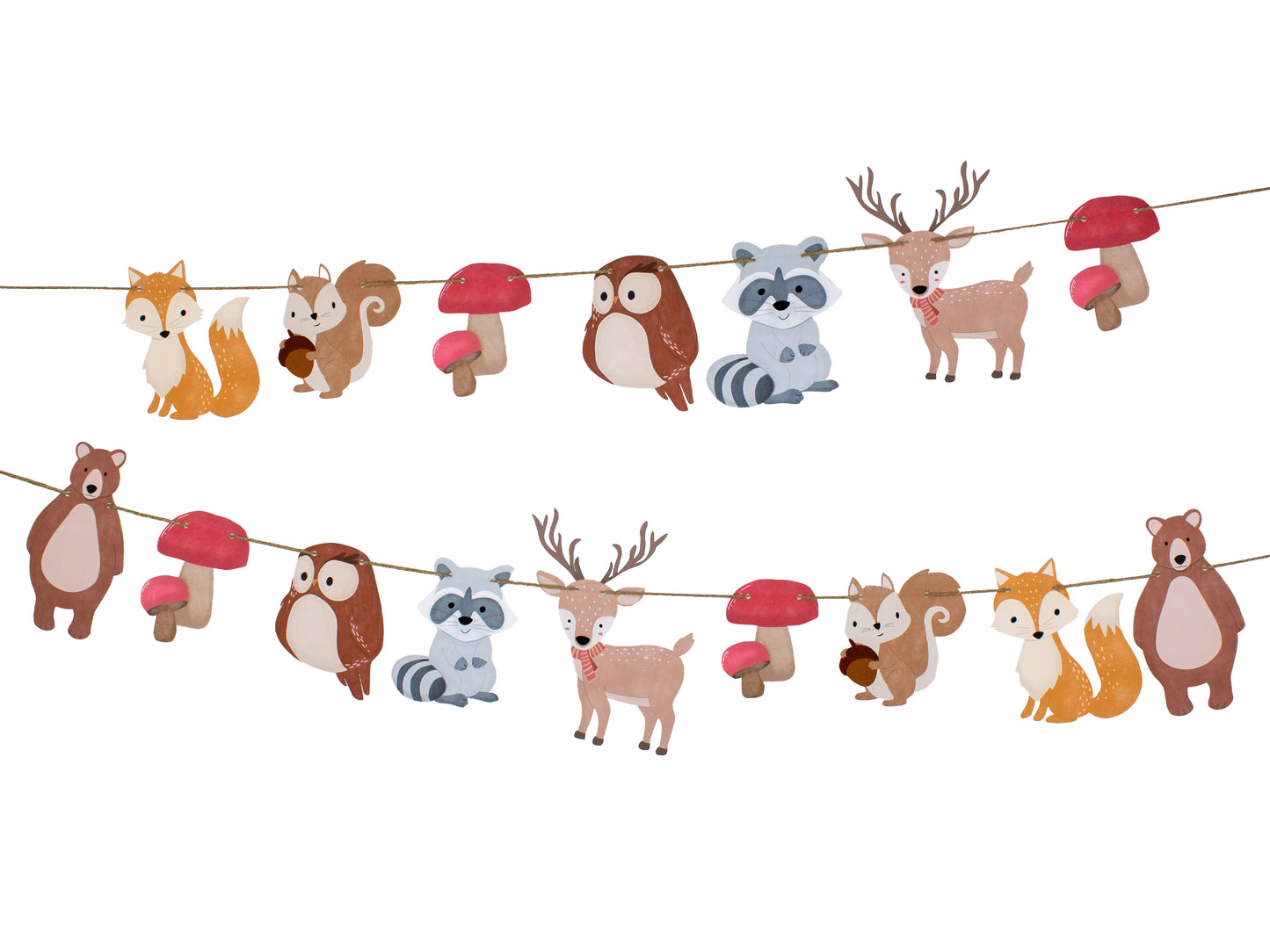 Woodland Animals Garland