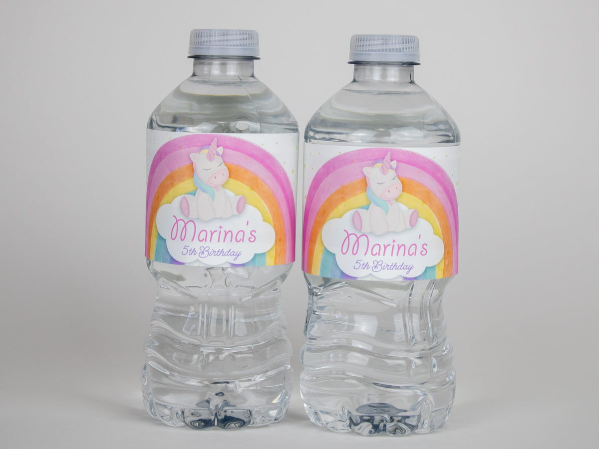 Unicorn Bottle Label