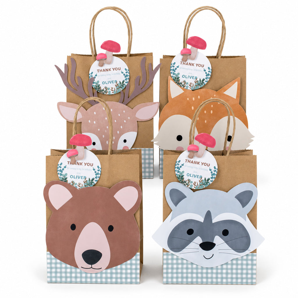 Woodland Animal Favor Bags
