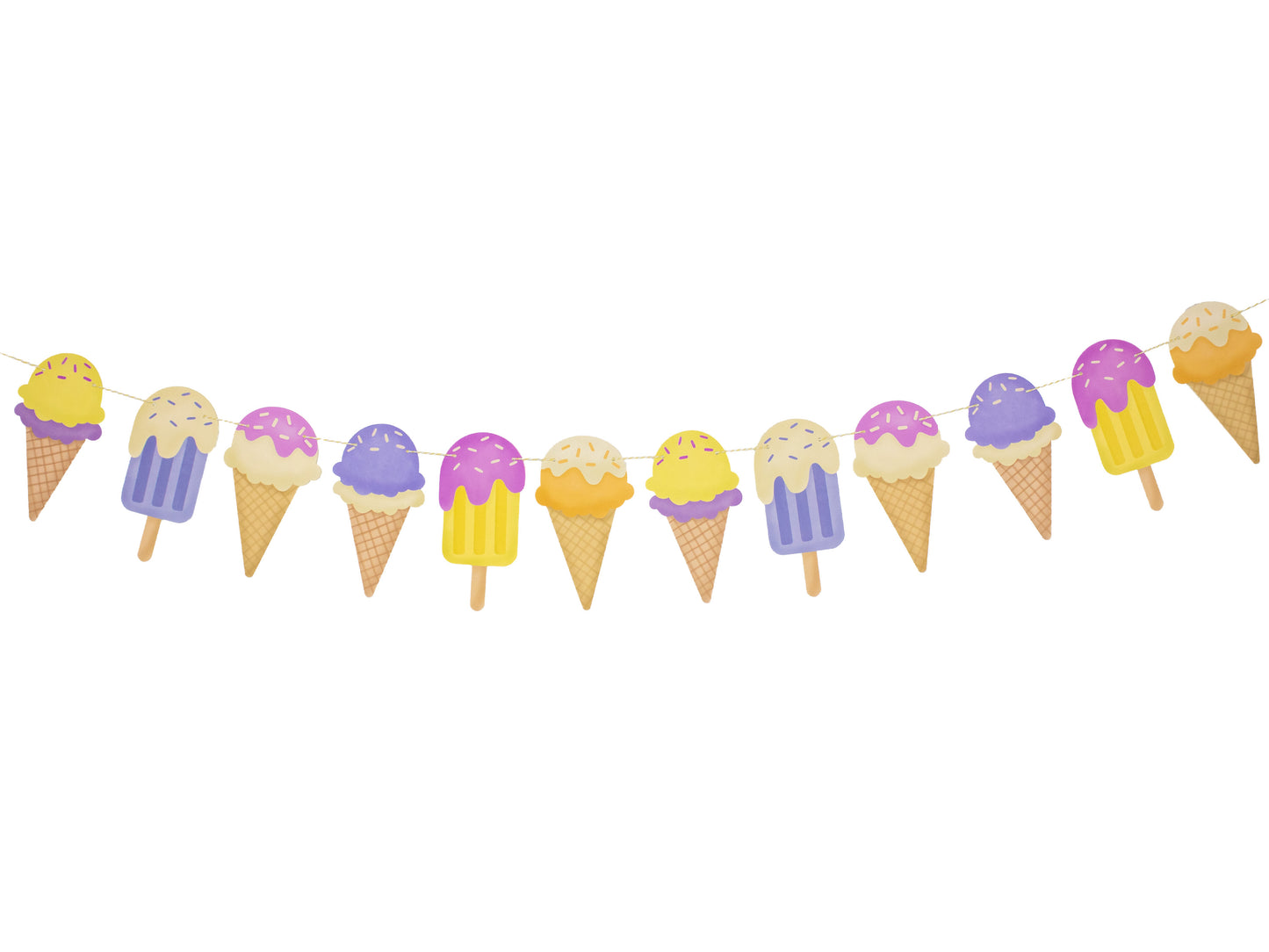 Ice Cream Garland