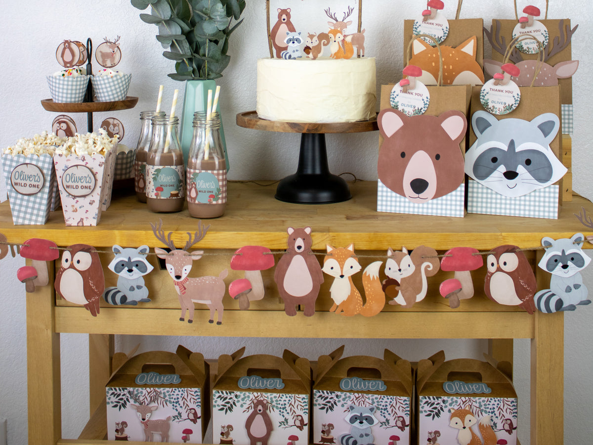 Printable Woodland Garland