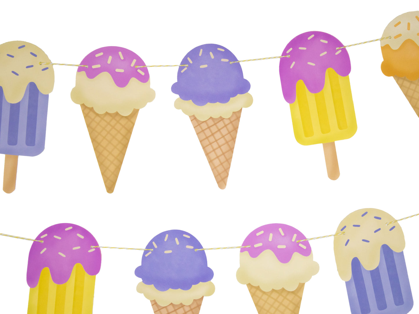 Ice Cream Garland