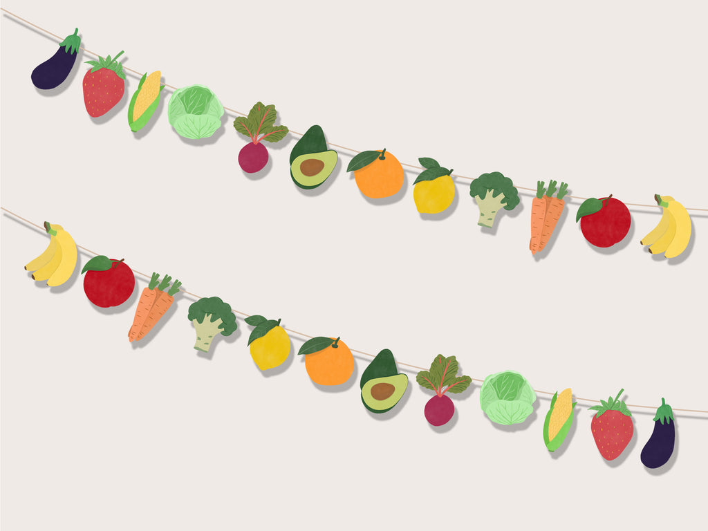 Printable Farmers Market Garland