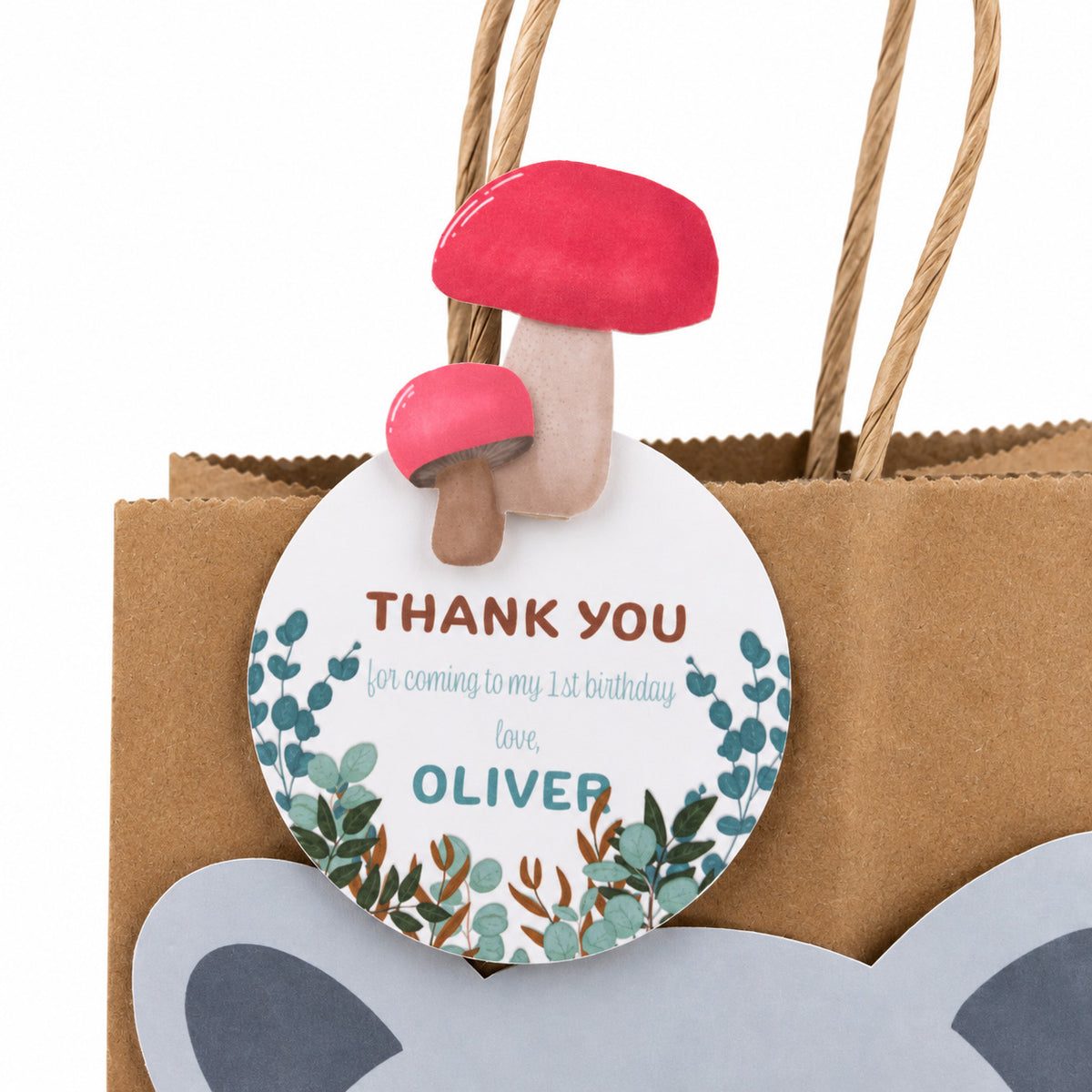 Woodland Animal Favor Bags