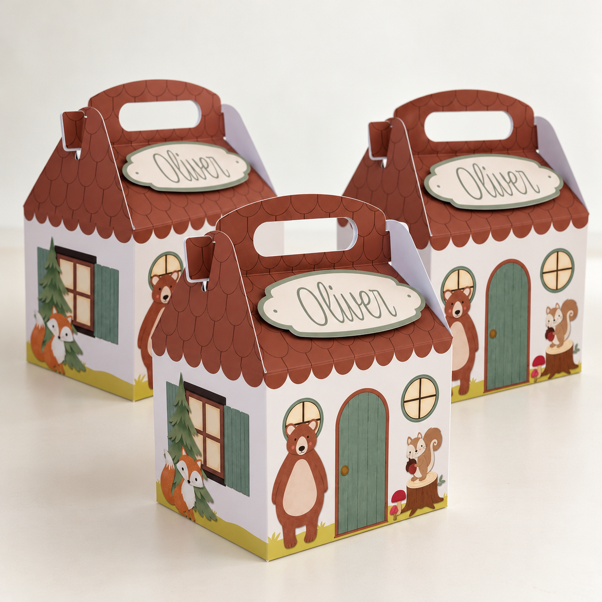 Woodland House Favor Box