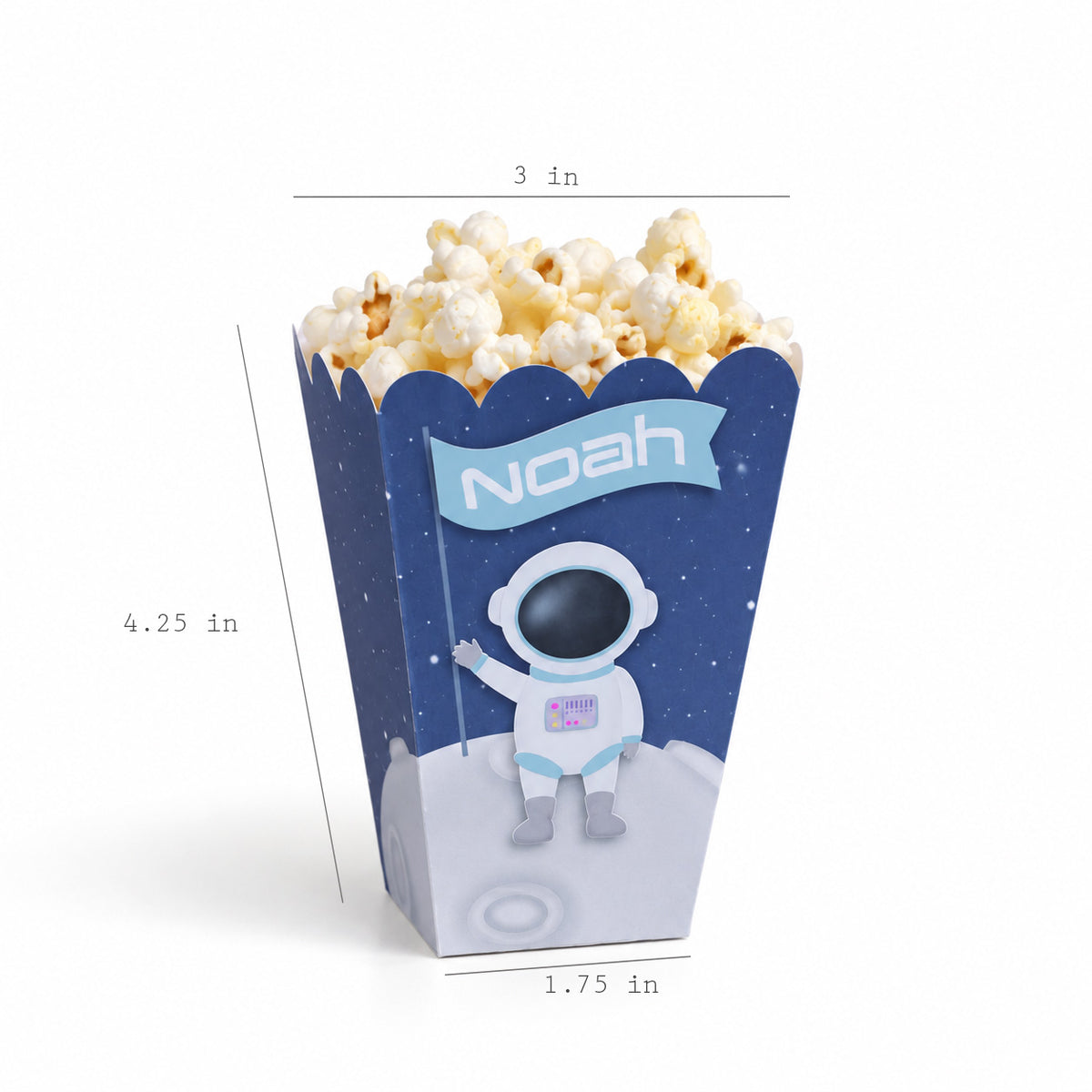 Astronaut Popcorn Boxes