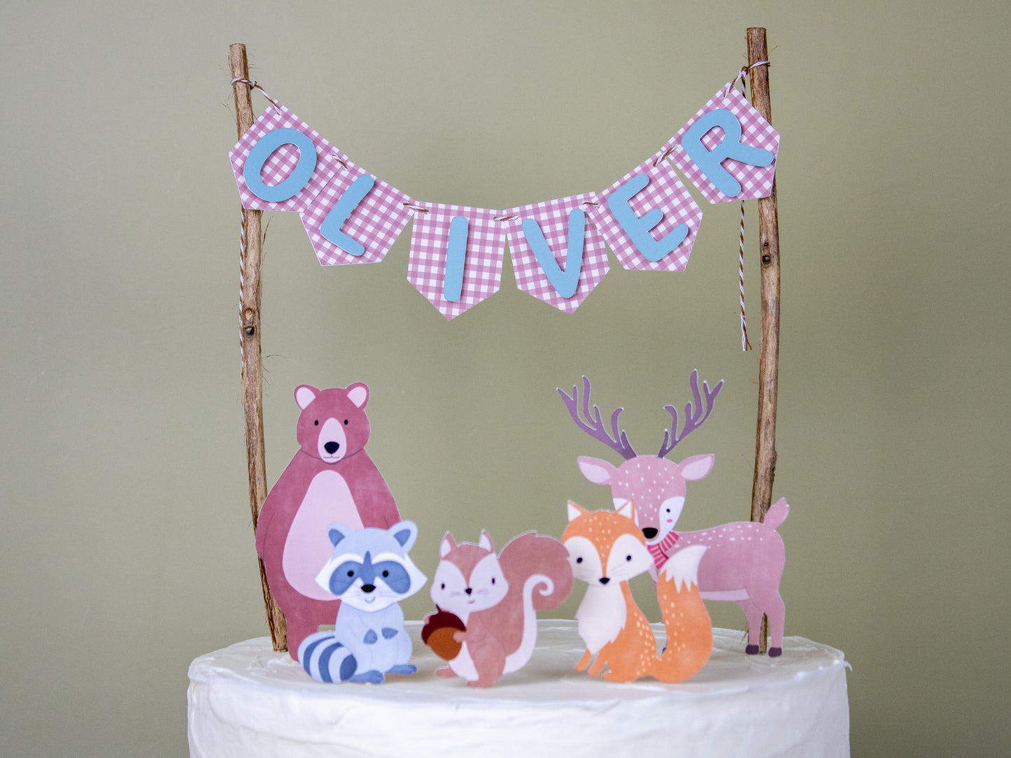 Woodland Cake Topper