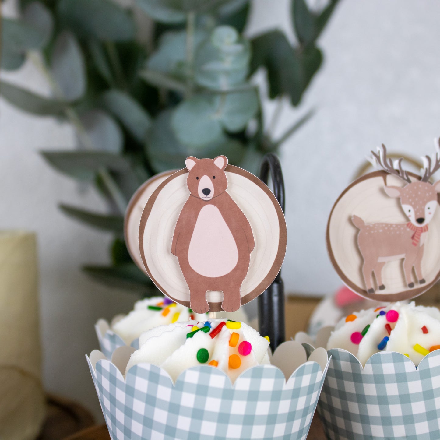 Woodland Cupcake Decoration