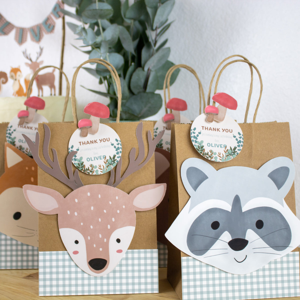 Woodland Favor Bags