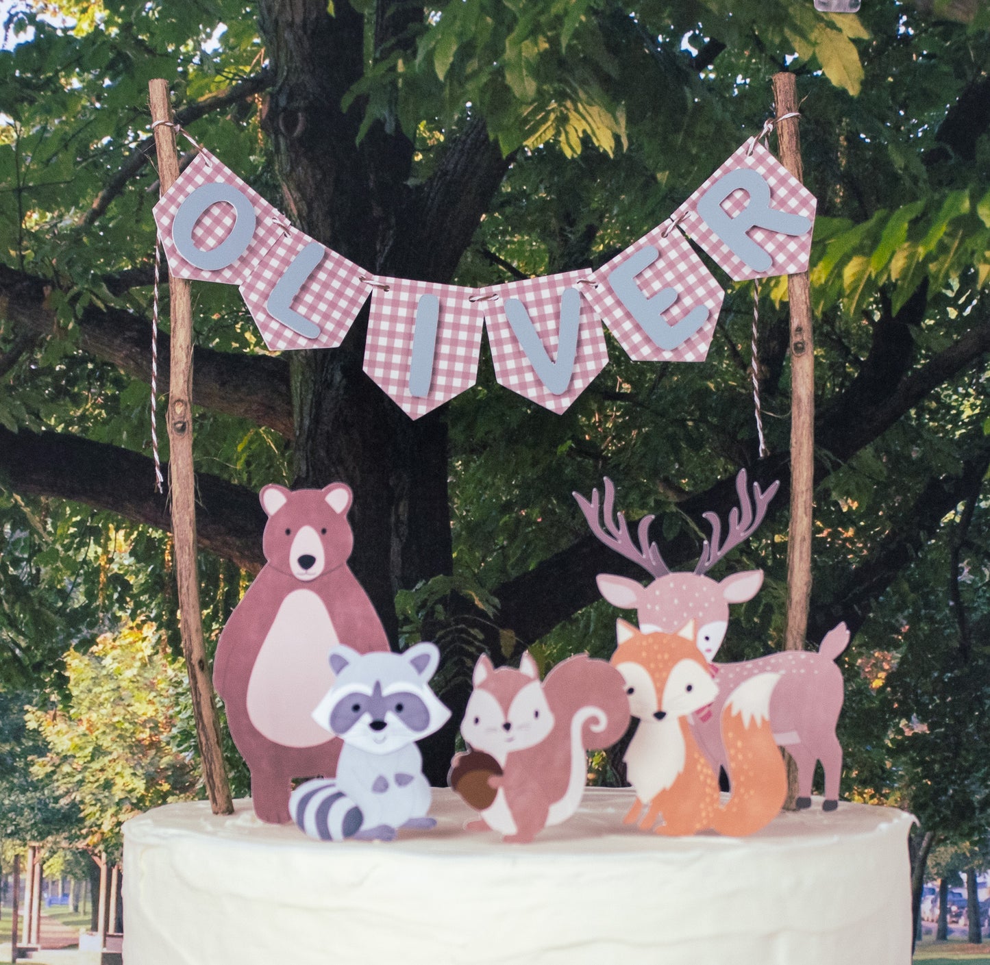 Woodland Cake Topper