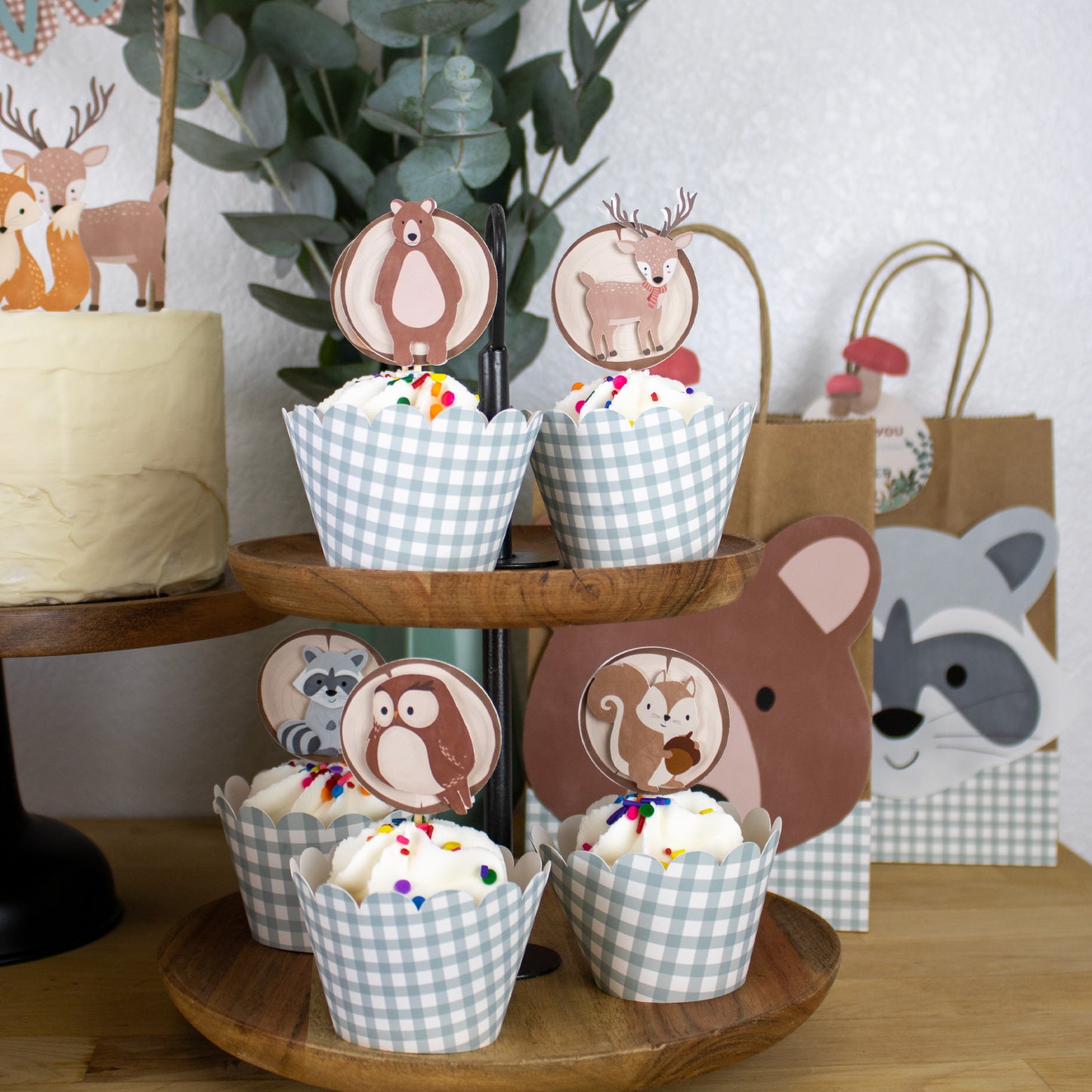 Woodland Cupcake Decoration