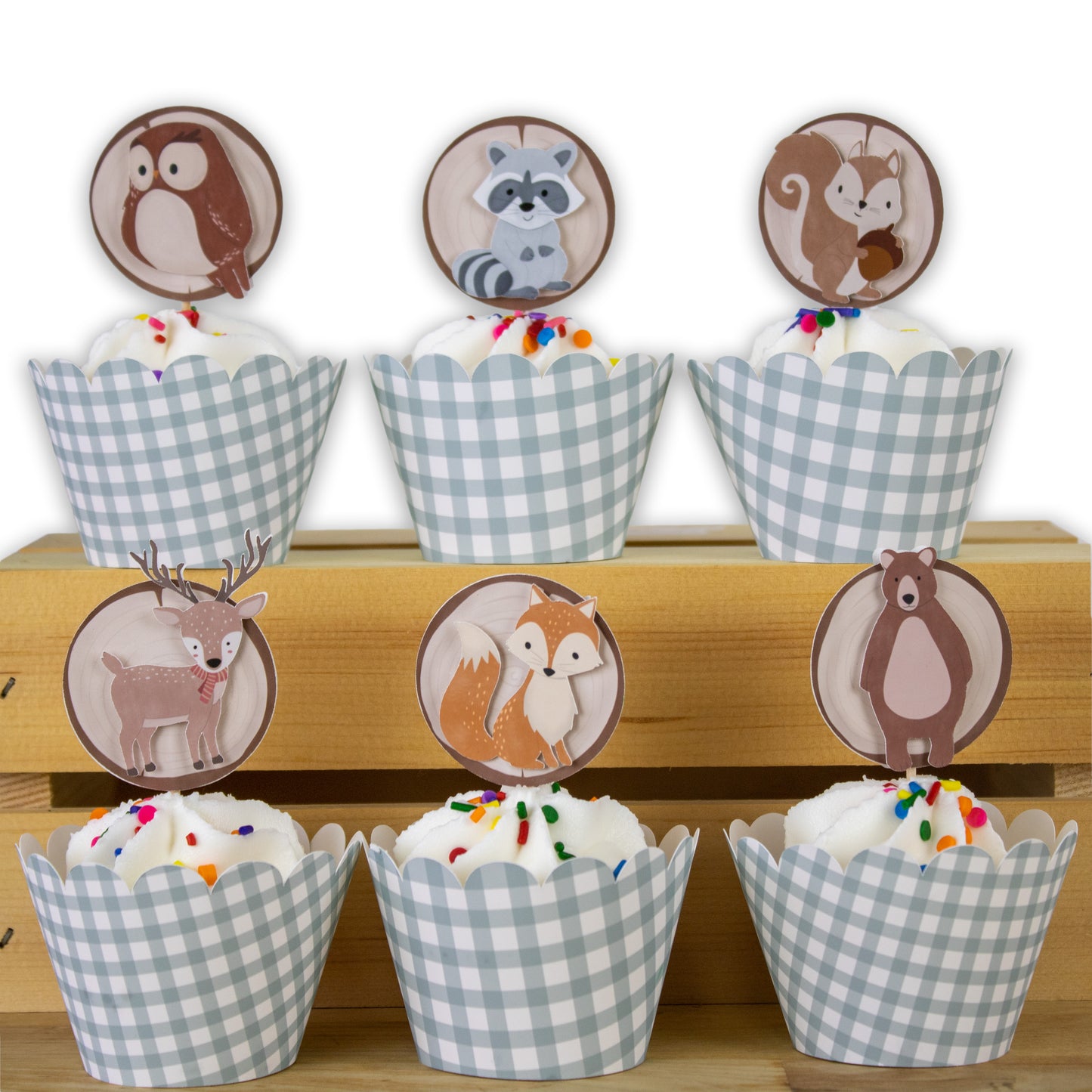 Woodland Cupcake Decoration